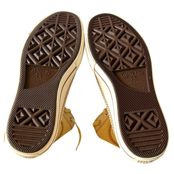 Converse CTAS High-Top Sesame Egret Platform Sneakers Sz.7 - Never Worn - Picture 5 of 5